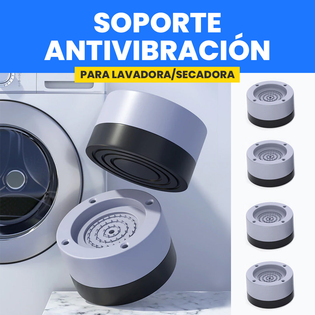 Soporte Antivibración Lavadora y Secadora (Set de 4)