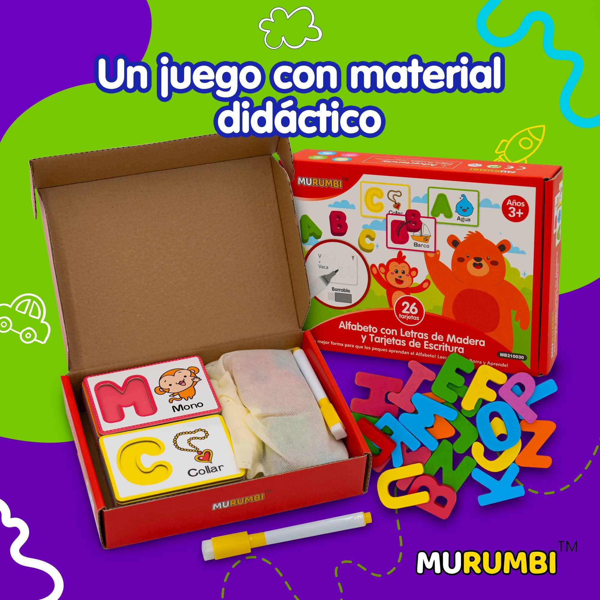 Alfabeto Montessori + Tarjetas Mágicas